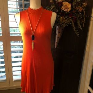 Ladies Orange Dress